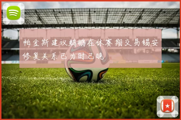 帕金斯建议鹈鹕在休赛期交易锡安修复关系已为时已晚